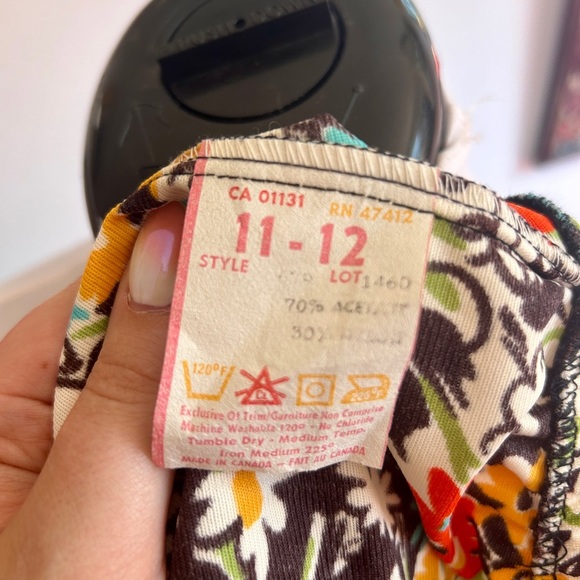 Vintage 70s does 40s Floral Sweetheart Neckline Skirt Set - Picture 8 of 8